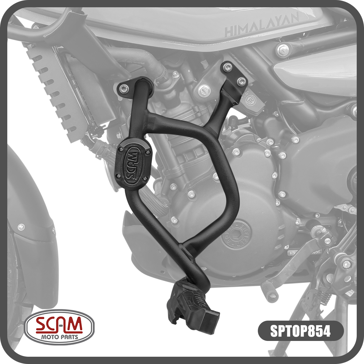 Protetor Motor Scam Himalayan 450 2025 Com Pedaleira